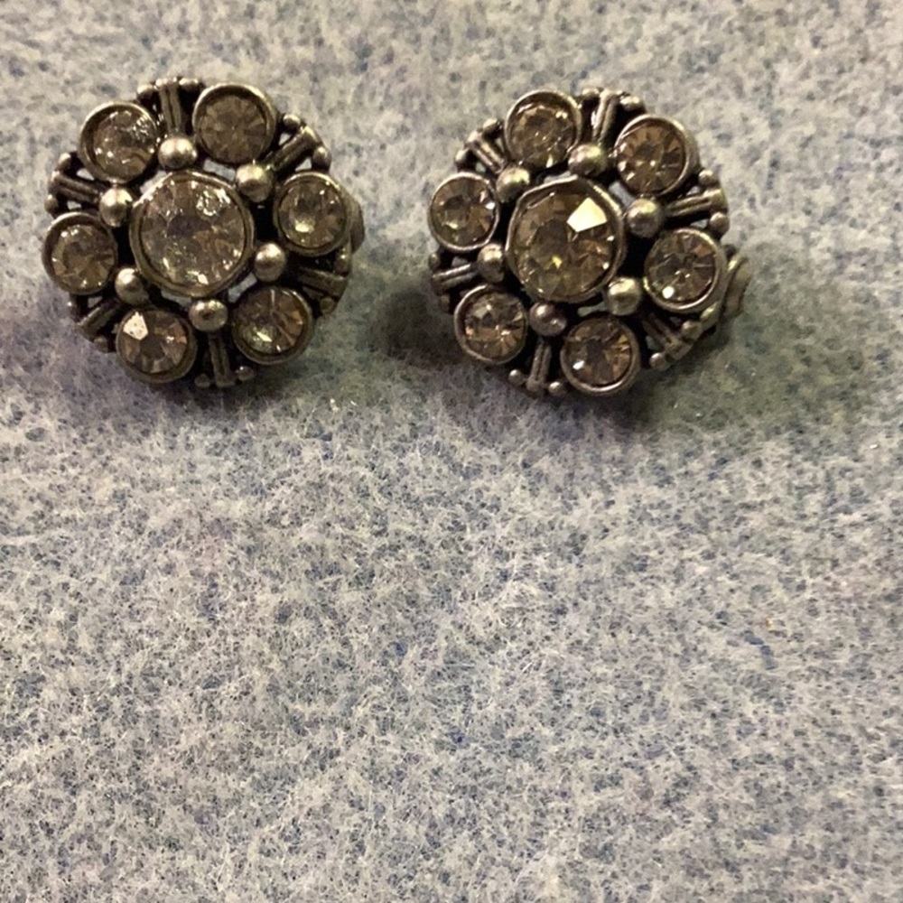 Vintage crystal pins